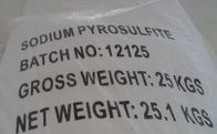 EC Tidak 231-673-0 Sodium Pyrosulfite Seafood Antioksidan So2 65% Kemurnian Satu Tahun Shelf Life
