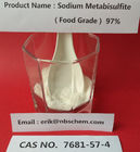 Makanan Pelestarian Smbs Sodium Metabisulphite Antioksidan Powder / Crystalline