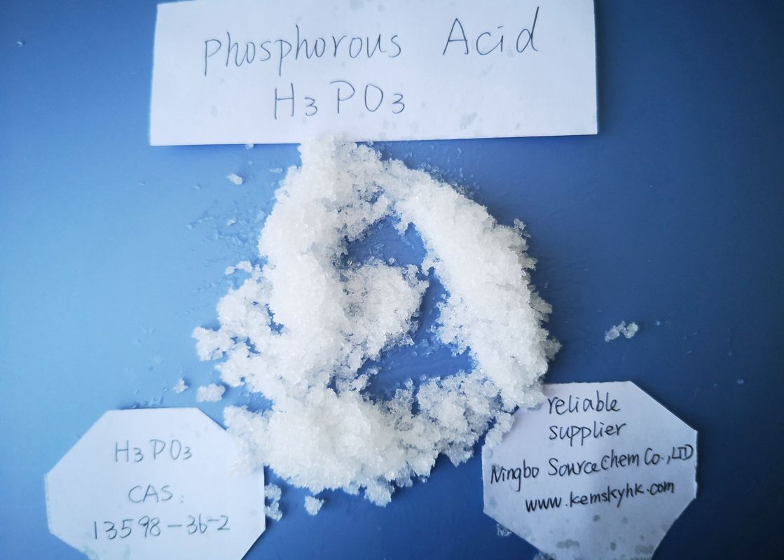 ISO 9001 Phosphorous Acid Industrial Grade CAS No 13598 36 2 98,5% Kemurnian H3O3P