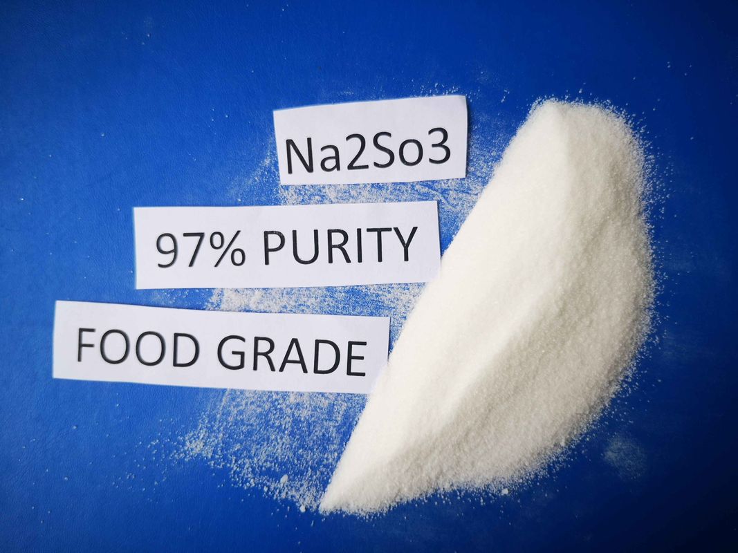 Cas No 7757 83 7 Sodium Sulfite Food Grade Na2SO3 Kemurnian 97% untuk Industri Farmasi