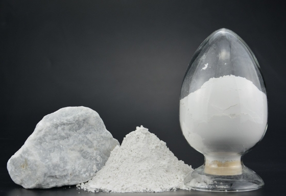 Bubuk biji-bijian Kalsium karbonat untuk pembuatan semen, kapur, dan kalsium karbida